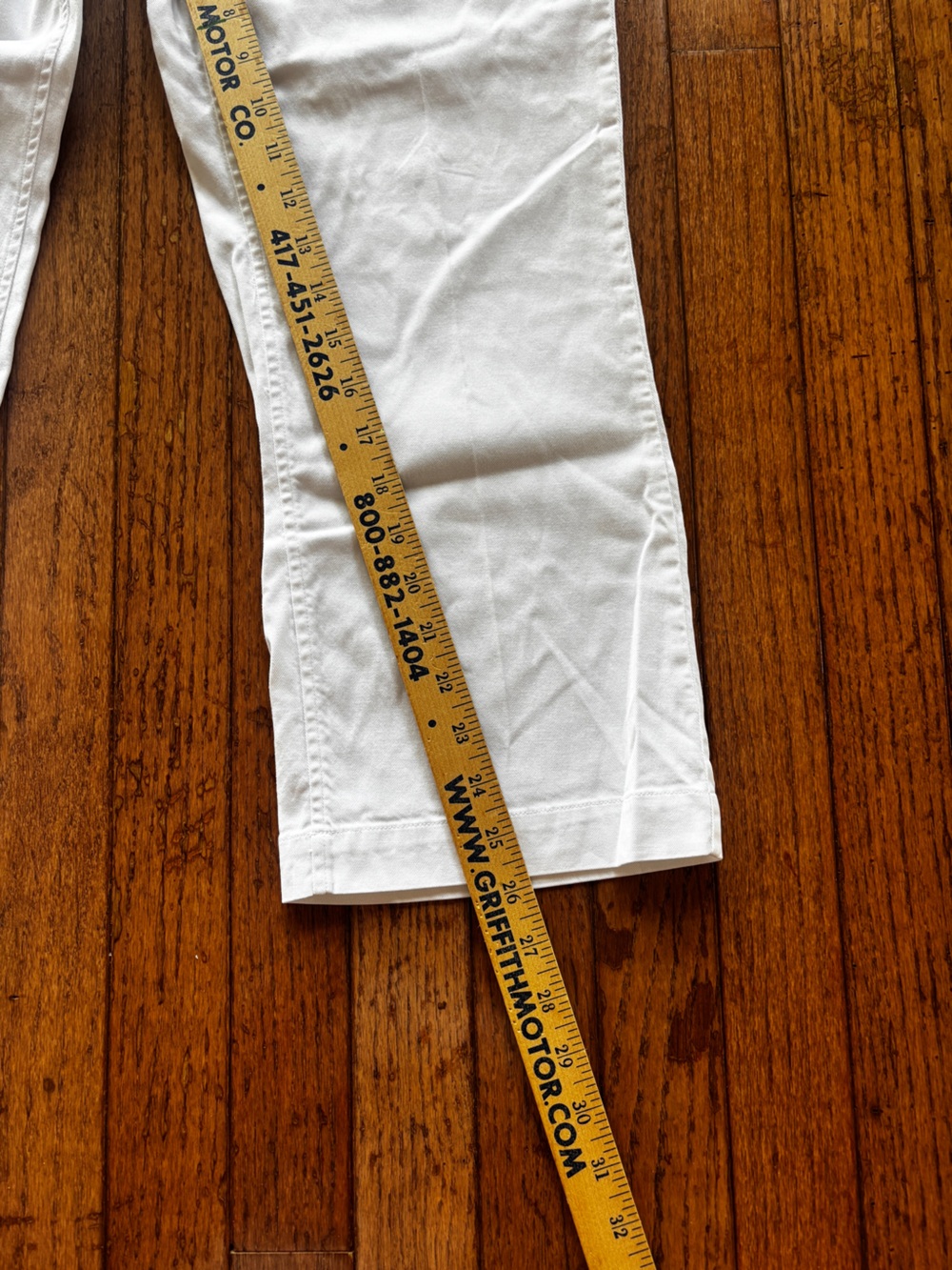 Womens Ecru white pants size 8 - Picture 3 of 10